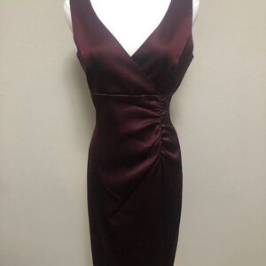 Donna Rico Burgundy Dress